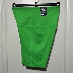 DSG Women’s 7” Momentum Ultra High Rise Bike Short, Slime Green